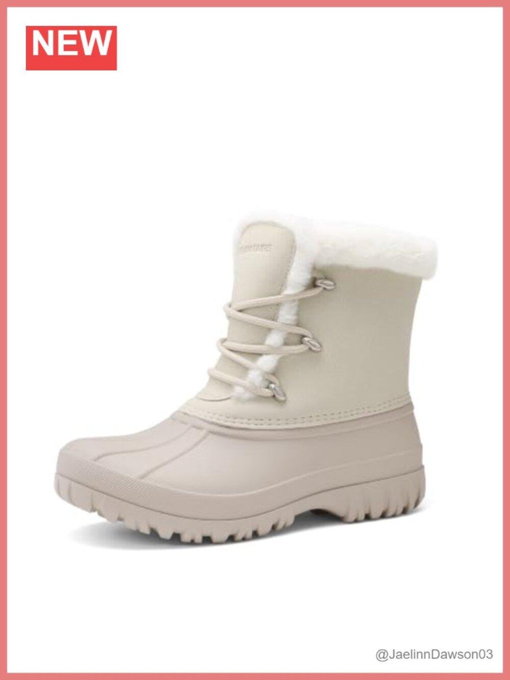 Women's Winter Duck Snow Boots 3M Insulated Waterproof Faux Fur Lined